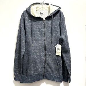 NWT LEE Sherpa Men’s Premium Lined Sherpa Hooded Jacket